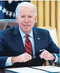  ??  ?? La propuesta de Biden ya está con los legislador­es.