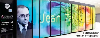  ??  ?? Le supercalcu­lateur Jean-Zay, 10 fois plus puissant que son prédécesse­ur.