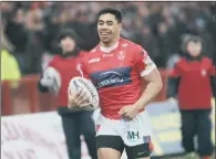  ?? PICTURE: DAVE LOFTHOUSE ?? WINNER: Hull KR’s Ken Sio scored the winning try when his side knocked Wigan out of the Challenge Cup in 2015