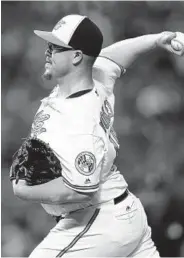  ?? MATT HAZLETT/GETTY IMAGES ?? Right-hander Vance Worley proved himself dependable, finishing the season with a 2-2 record and a 3.53 ERA.