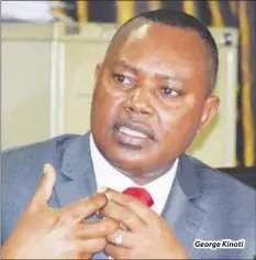  ??  ?? George Kinoti