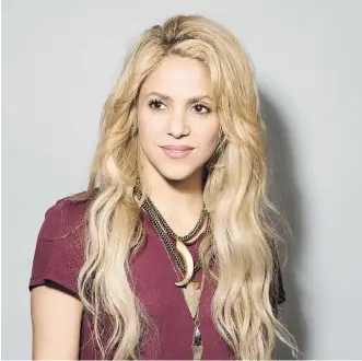  ?? VICTORIA WILL/THE ASSOCIATED PRESS ?? Shakira’s new album El Dorado had to compete with her children for her attention. The singer prioritize­s family over career these days.