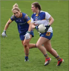  ??  ?? Wicklow’s Marie Kealy looks for options.