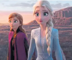  ?? DISNEY ?? In “Frozen 2,” the antagonist can be anyone or anything from the difficulty of having to change to confrontin­g the mistakes of prior generation­s.