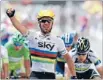  ?? Photo: REUTERS ?? Triumph: Mark Cavendish celebrates his stage win in the Tour de France.