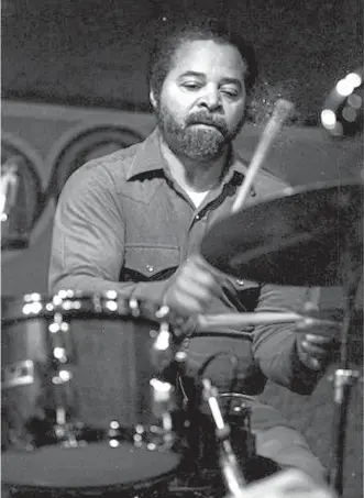  ?? GETTY ?? Jimmy Cobb in about 1970. After leaving Miles Davis’ group in 1963, he recorded with the Wynton Kelly Trio and toured with singer Sarah Vaughan, among others.