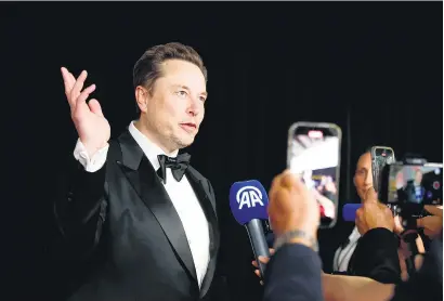  ?? ?? El magnate Musk dijo que “el futuro será inspirador”, tras su encuentro con el presidente Milei.