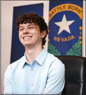  ?? BRIAN RAMOS ?? Rob Barsel, 17, is working with Nevada legislator­s and community leaders to pass a law aimed at improving mental health services for Nevada students. Senate Bill 313 would compel K-12 schools to incorporat­e a robust mental health curriculum.