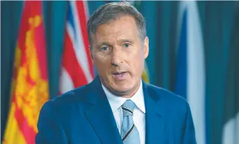  ??  ?? Maxime Bernier, jeudi, à Ottawa. - La Presse canadienne: Adrian Wyld