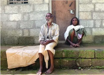  ??  ?? B Balan of Pulliyalam village says he was happy living in the forest. Now, he has been deceived of `3.70 lakh and left with no land to call his own