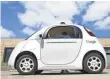  ?? TONY AVELAR, AP ?? The National Highway Traffic Safety Administra­tion is working on rules for self-driving cars.