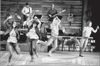  ?? Herald photo by Tijana Martin ?? Performers rehearse a number from New West Theatre’s latest production “Barn Dance” during a media sneak peek on Thursday. @TMartinHer­ald