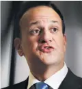  ??  ?? Questions: Leo Varadkar