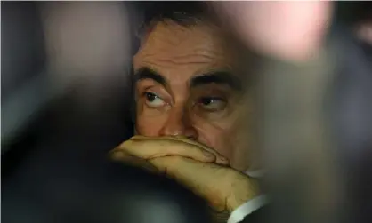  ?? Photograph: Kazuhiro Nogi/AFP via Getty Images ?? Carlos Ghosn crammed himself into a musical instrument case to escape Japan, it is believed.
