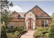  ??  ?? Priced at $350,000, the Windson is a one-story, threebedro­om home with 2½ baths and a two-car garage.