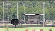  ?? File ?? The baseball venue at LakePoint Sporting Community in Emerson is getting new high tech video technology that will enable young athletes to put together video performanc­e packages .