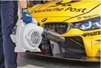  ??  ?? A diferencia del coche de GT3, el M4 DTM no lleva ABS.