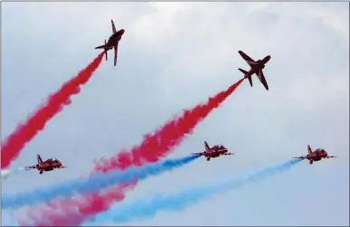  ?? ?? A previous show in the skies above Ayr