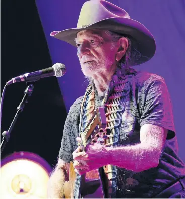  ?? RICK DIAMOND / GETTY IMAGES FOR ESSENTIAL BROADCAST MEDIA / FILES ?? One of Colorado’s largest recreation­al pot firms is planning on bringing singer Willie Nelson’s marijuana brand to Canada.