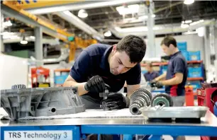  ?? AFP ?? The Nissan plant in Barcelona. Eurozone businesses started 2017 by increasing activity at the same multi-year record pace they set in December. —