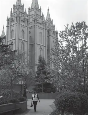  ?? TRIBUNE NEWS SERVICE ?? Temple Square, the headquarte­rs of the Church of Jesus Christ of Latter-day Saints, is a central sight in downtown Salt Lake City, Utah. LDS plans to build a new temple in Yuba City, the eighth in California.