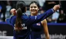  ?? Meunier/Getty Images for ITF ?? Emma Raducanu and Anne Keothavong celebrate victory on a positive weekend for the British team. Photograph: Aurélien