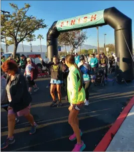  ?? COURTESY PHOTO ?? Runners and walkers start out on the Norco Kiwanis Club’s 12th Lake Norconian 5K Run/ Walk on Oct. 29. The walk and run around Norco’s Lake Norconian began and ended at the Norco College parking lot.