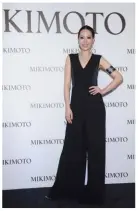  ??  ?? Guest list Cissy Wang (above) and Anina Ho (right) were among those invited to experience Mikimoto’s concept store