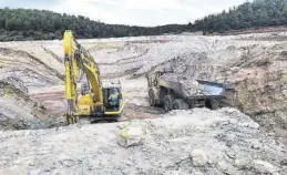  ?? VESCO ?? La mina de arcilla que Vesco ha puesto en marcha recienteme­nte en Berge.