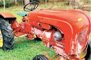  ?? ?? A rare 2-cylinder 1960 Porsche tractor was sold during an online clearing sale at a Ripplebroo­k property, fetching more than $15,000.