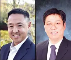  ?? GOJEK, TRANSWAP/THE STRAITS TIMES ?? Gojek has appointed seasoned US informatio­n and cybersecur­ity executive George Do (left) as its Chief Informatio­n Security Officer while Gary Tan has joined TranSwap as Chief Technology Officer.