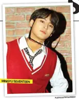  ?? PLEDIS ENTERTAINM­ENT ?? MINGYU SEVENTEEN