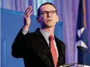  ?? Melissa Phillip/Staff file photo ?? Texas Education Commission­er Mike Morath may be wellmeanin­g, but the governor who appointed him has big political ambitions and desperatel­y needs to build name recognitio­n as a presidenti­al hopeful.