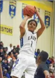  ?? PETE BANNAN — DIGITAL FIRST MEDIA FILE ?? Malik Slay led the way with 16 points in an overtime loss to Bensalem Tuesday night.