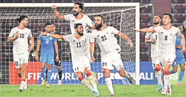  ?? PTI ?? Before Tuesday, India had last lost to Afghanista­n in an internatio­nal match back in the 2013 SAFF Cup final.
