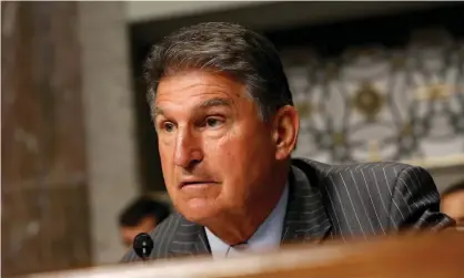  ??  ?? Senator Joe Manchin of West Virginia. Photograph: Joshua Roberts/Reuters