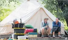  ?? ANNE MARIE FOX THE ASSOCIATED PRESS ?? David Tennant, left, and Jennifer Garner from "Camping," premiering Oct. 14.