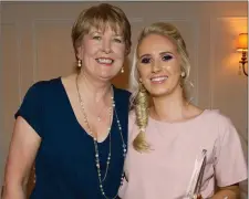  ??  ?? Carol McLoughlin with Áine Murphy