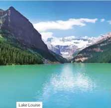  ??  ?? Lake Louise