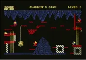  ??  ?? » [Amstrad CPC] Arcade-style adventure Aladdin’s Cave looked nice enough, but it sounded awful and played slowly.