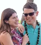  ?? PROVIDED BY HBO ?? Rachel (Alexandra Daddario) and Shane (Jake Lacy) are newlyweds on “The White Lotus.”