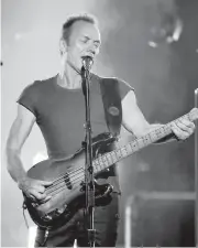  ?? KEVIN WINTER/GETTY 2016 ?? After his first Vegas residency wraps, Sting is set to release a new album, “The Bridge.”