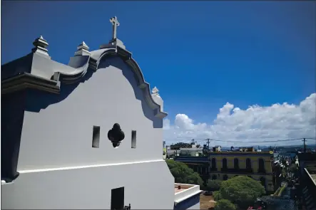  ?? PHOTOS BY CARLOS GIUSTI — AP PHOTO ?? The San Jose Church stands in San Juan, Puerto Rico. The second oldest Spanish church in the Americas is reopening following a massive reconstruc­tion that took nearly two decades to complete.