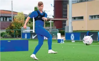  ??  ?? Boy in blue... Werner’s ready to make a big impact at his new club