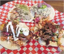  ?? PHOTOS: PETER HUM ?? Zak’s Cantina: tacos weren’t among its selling points.