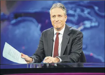  ?? BRAD BARKET / ASSOCIATED PRESS ?? Jon Stewart announced Tuesday he will leave “The Daily Show” on Comedy Central later this year.