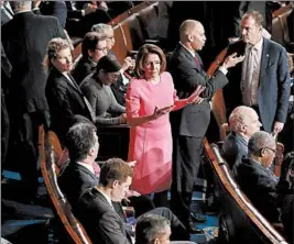  ?? PABLO MARTINEZ MONSIVAIS/AP ?? Nancy Pelosi is a prolific fundraiser and skilled politician, as well as a deeply polarizing figure used against Democrats.