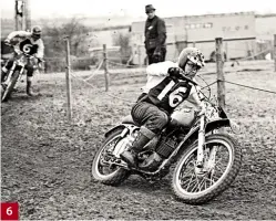  ??  ?? 6: Though Badger was to win the 250 Grandstand Trophy, here in March at Leighton he was second. 6