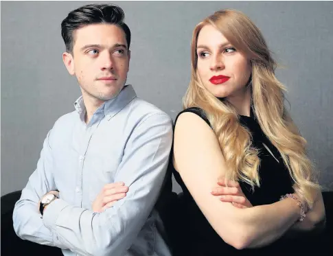  ??  ?? The Apprentice finalists, Alana Spencer and Courtney Wood, who will fight it out to win Lord Sugar’s investment tonight