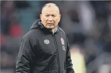  ?? ?? England coach Eddie Jones who is to spend the next two months refining the chemical formula that propelled England to a successful autumn.